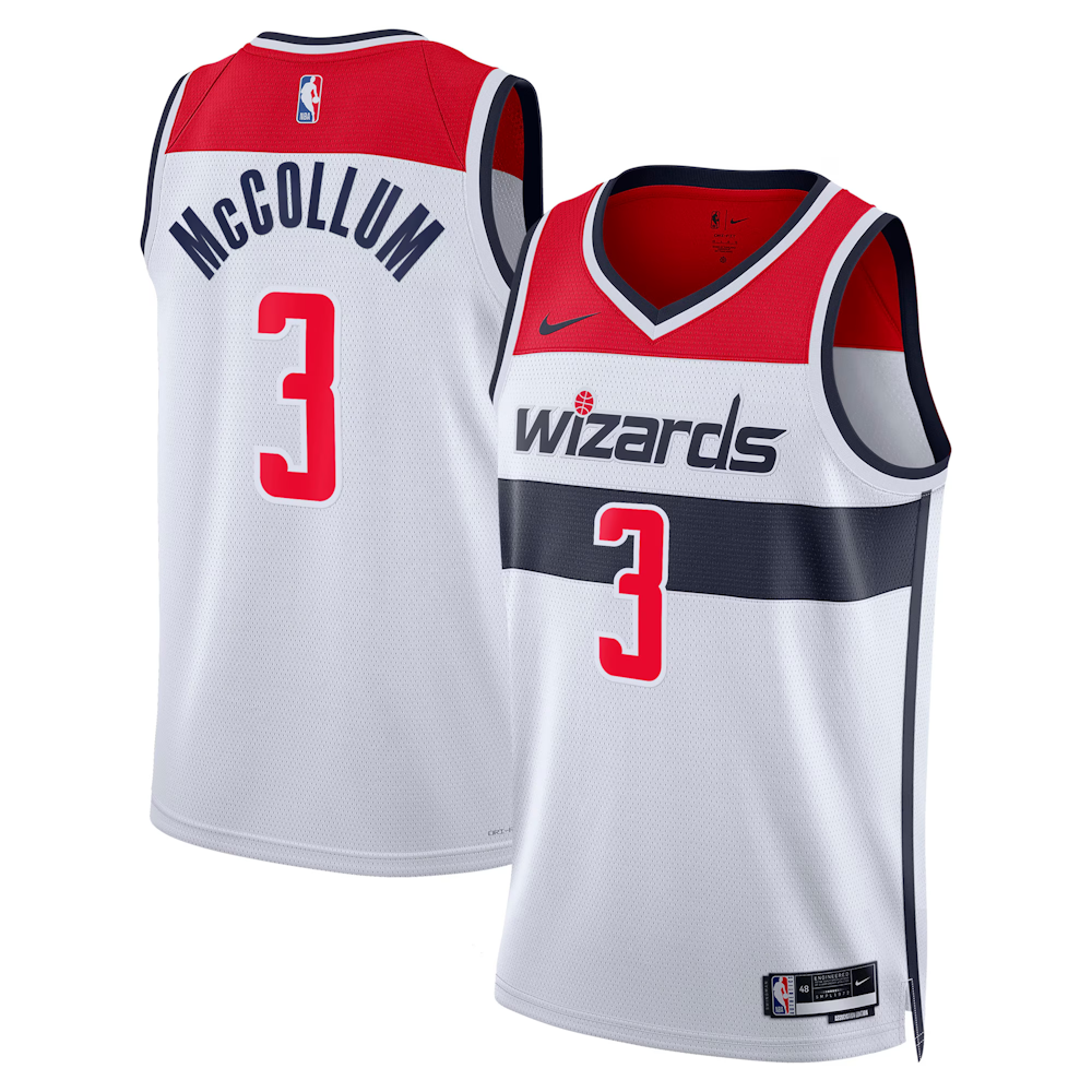CJ McCollum Washington Wizards Jersey