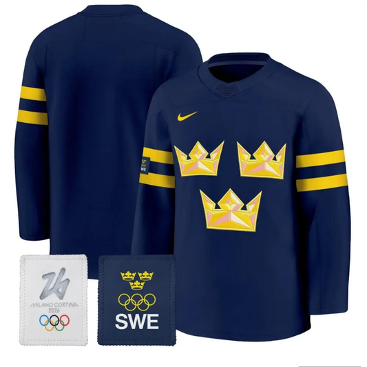 Sweden 2026 Winter Olympics Hockey Jersey