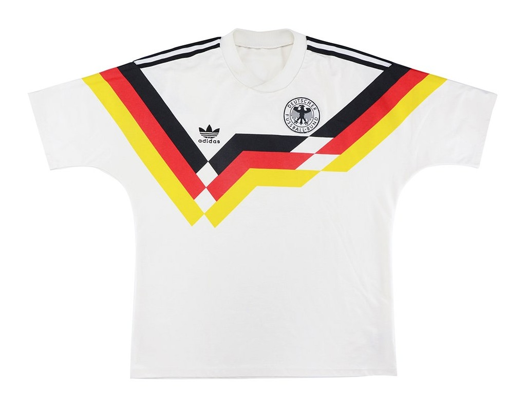 Adidas Originals retro football shirt Germany World Cup 1990 