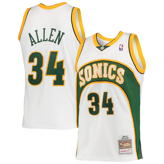 Ray Allen Seattle SuperSonics Retro Jersey