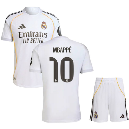 KIDS Kylian Mbappé Real Madrid Jersey
