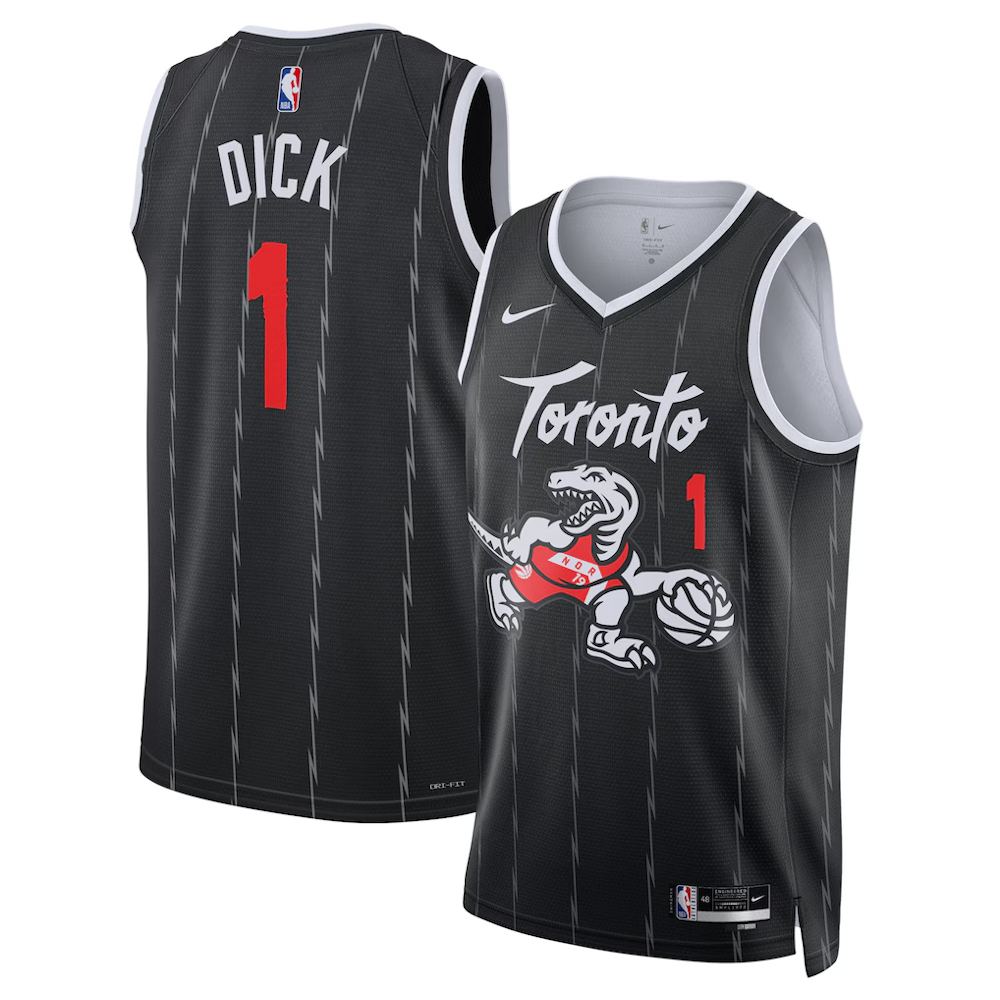 Toronto Raptors Black City Edition Jersey 2025/26