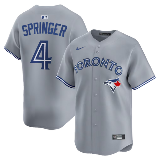 SPRINGER #4 Toronto Blue Jays Jersey (LARGE) - CLEARANCE