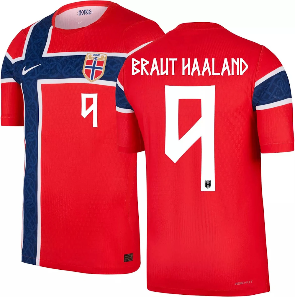 Erling Haaland Norway National Team Jersey
