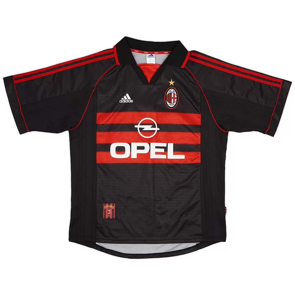 AC Milan 1998/99 Black Retro Jersey