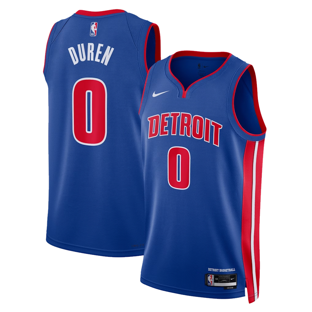 Jalen Duren Detroit Pistons Jersey