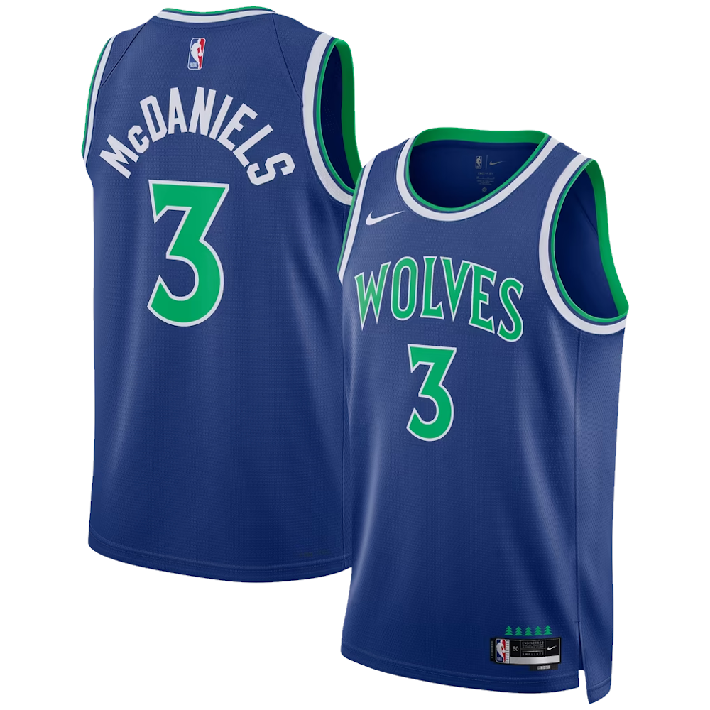 Jaden McDaniels Minnesota Timberwolves Jersey