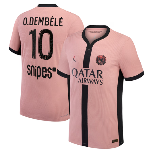 Ousmane Dembélé Paris Saint-Germain (PSG) Pink Jersey - CLEARANCE