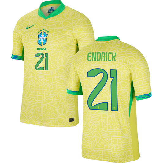 Endrick Brazil National Team Jersey