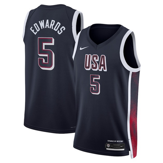 Anthony Edwards Team USA Olympics Jersey