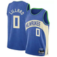 Damian Lillard Milwaukee Bucks Jersey