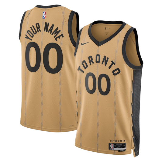 Toronto Raptors Gold Jersey