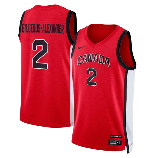 Shai Gilgeous-Alexander Team Canada Olympics Jersey