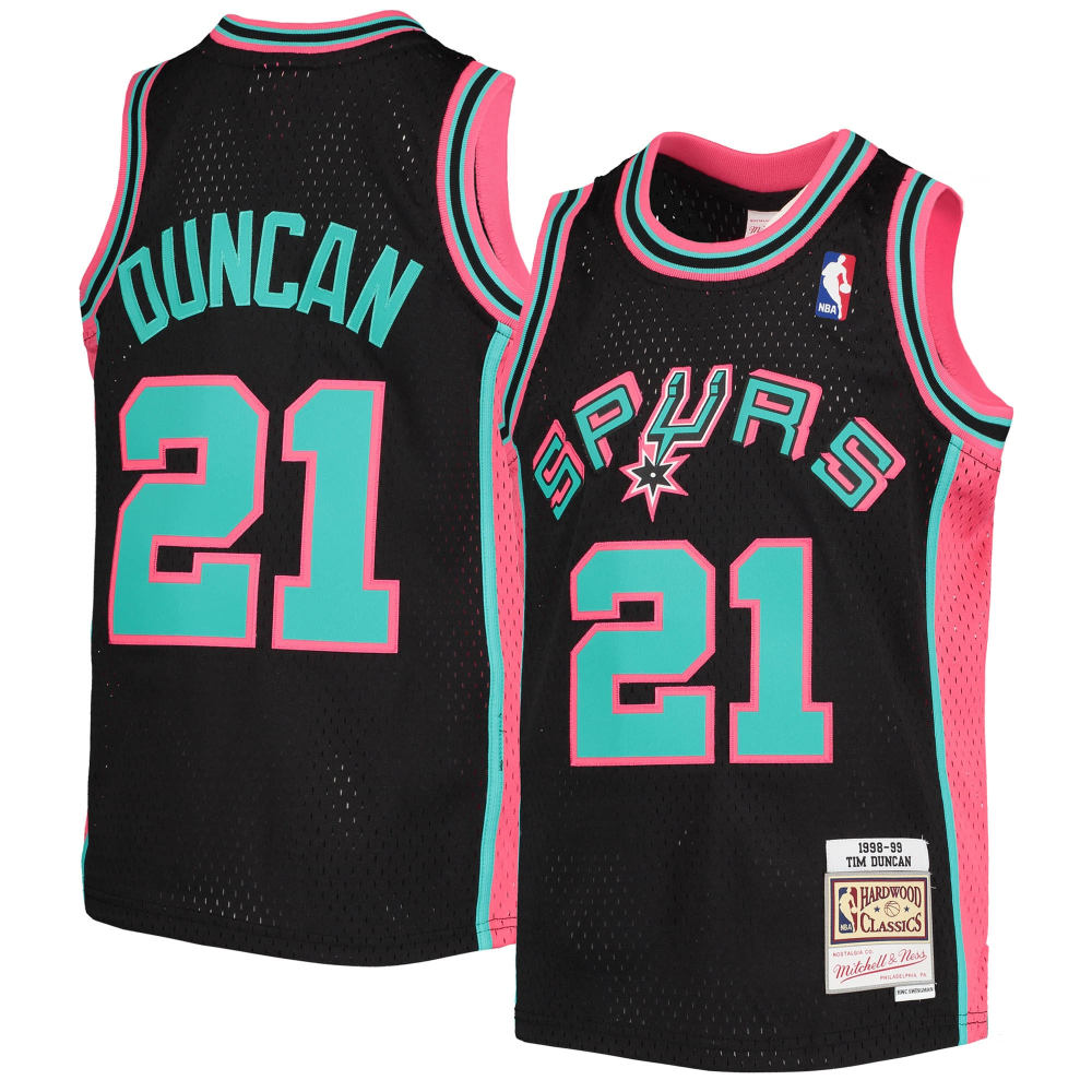 Tim Duncan San Antonio Spurs Retro Jersey
