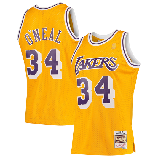 Shaquille O'Neal Los Angeles Lakers Retro Jersey