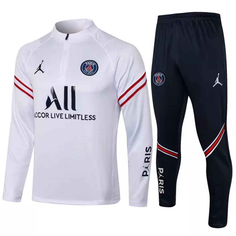 White PSG x Jordan Tracksuit