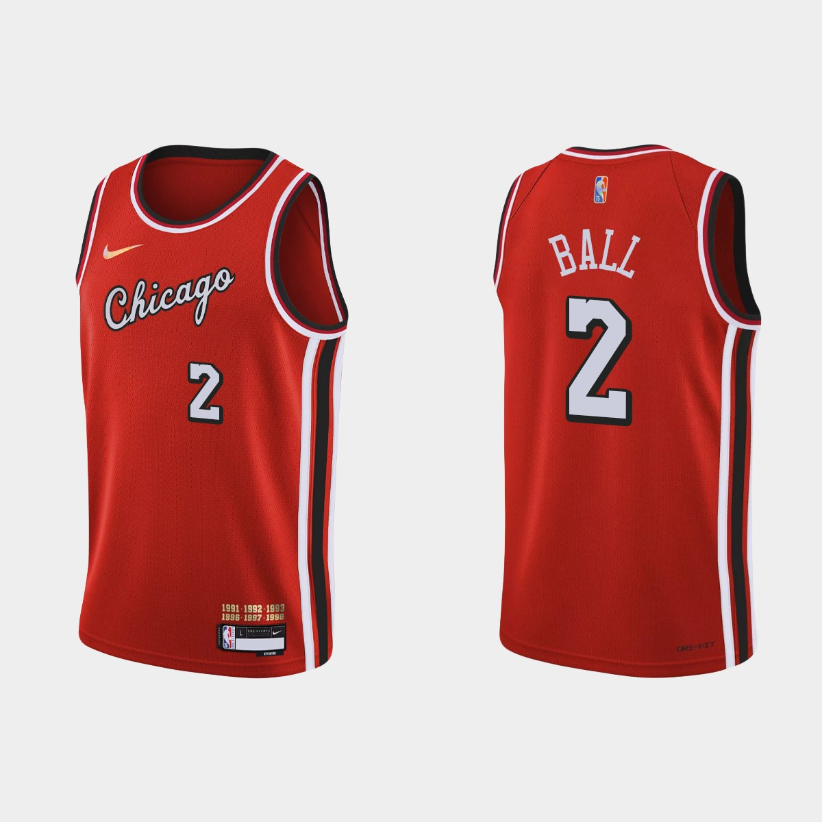 Lonzo Ball Chicago Bulls Jersey