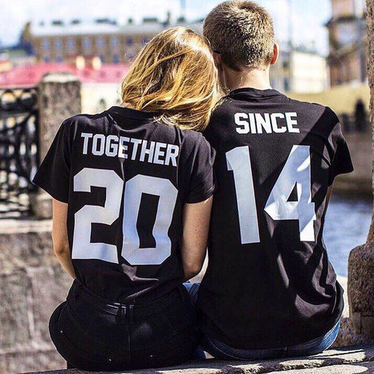Together Since... Couples Soccer Jerseys